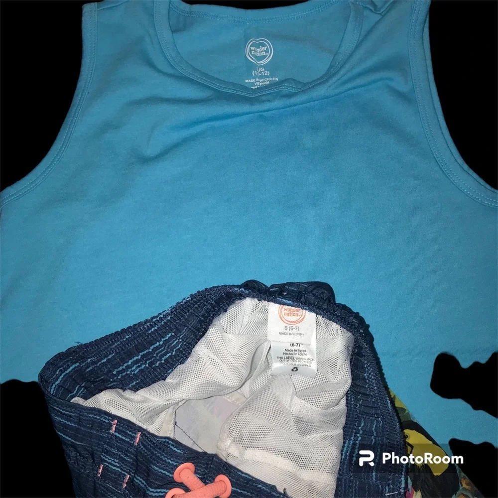 Swim Shorts with matching Tank